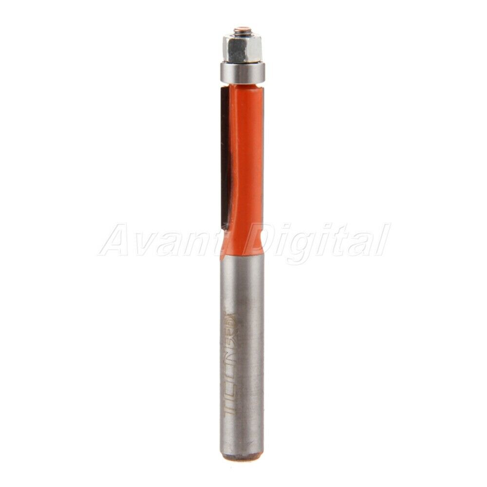 Useful 1/4"*1/4" Woodworking Router Bit Wood Edge Flush Trim Bit Trimming Cutter