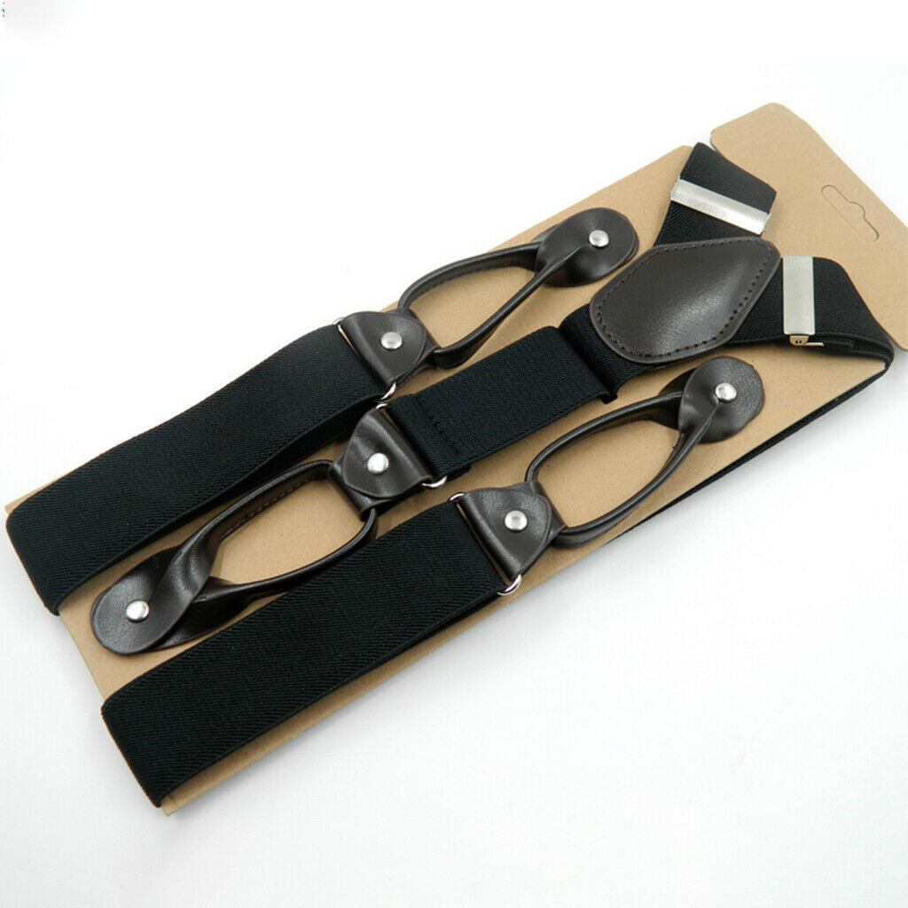 Suspenders Y-Back Elastic Tuxedo Suspenders for Trousers Jeans Clothing