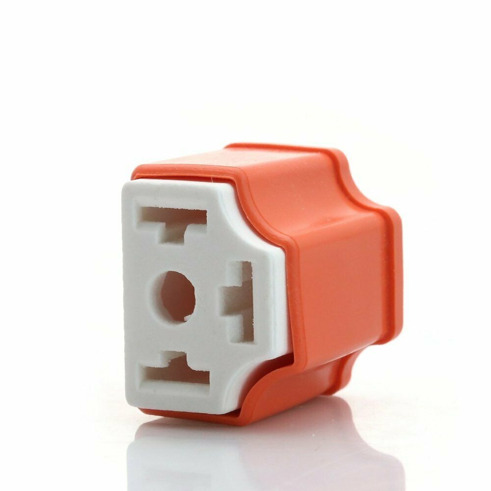 2X H4 HB2 9003 Female Bulb Connectors fit Halogen HID Xenon Terminal Pins Socket