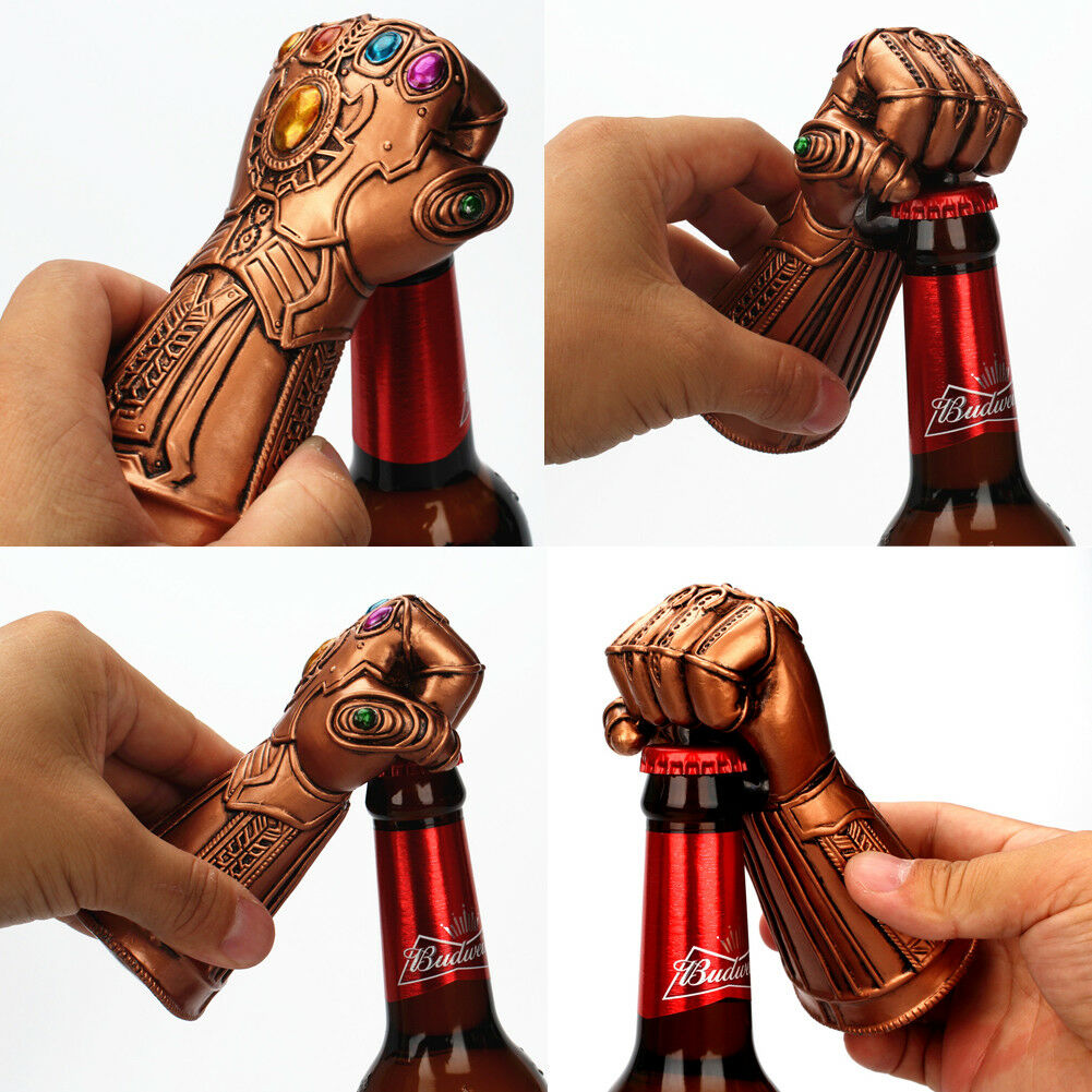 Avengers 4 Beer Bottle / Can Opener Soda Iron THANOS INFINITY GAUNTLET GLOVE