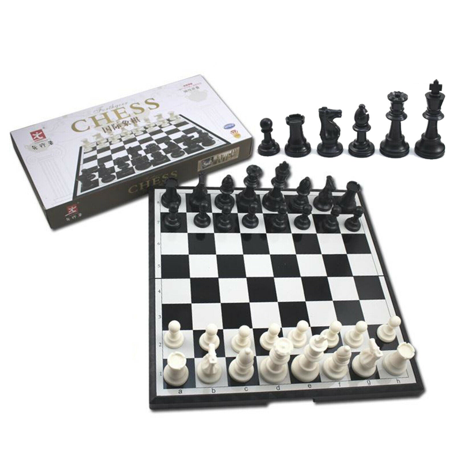 Classic Chess Set Magnetic Chess Pieces Chess Game 2 Players Board Game Toys