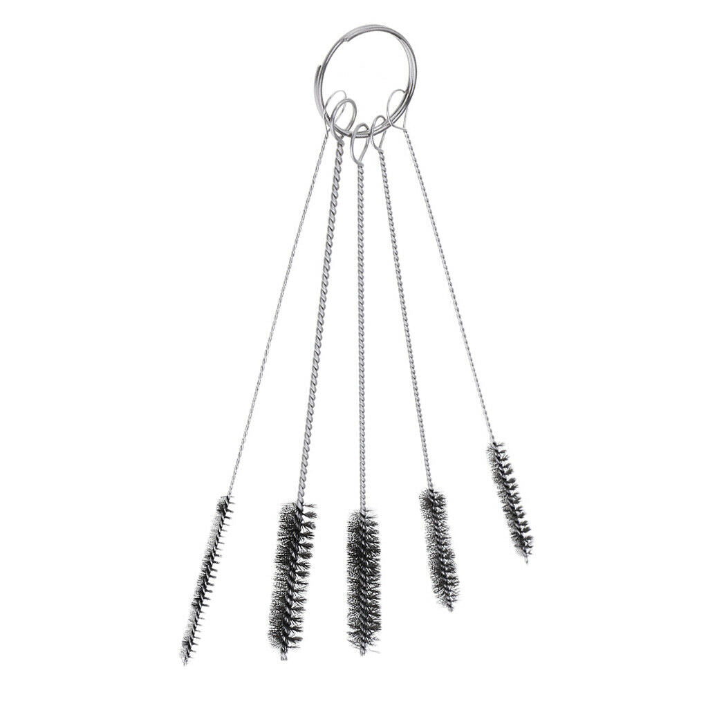 5 Pcs Drinking Straw Cleaning Brushes Set Pipe Tube Cleaner Nylon Bristles