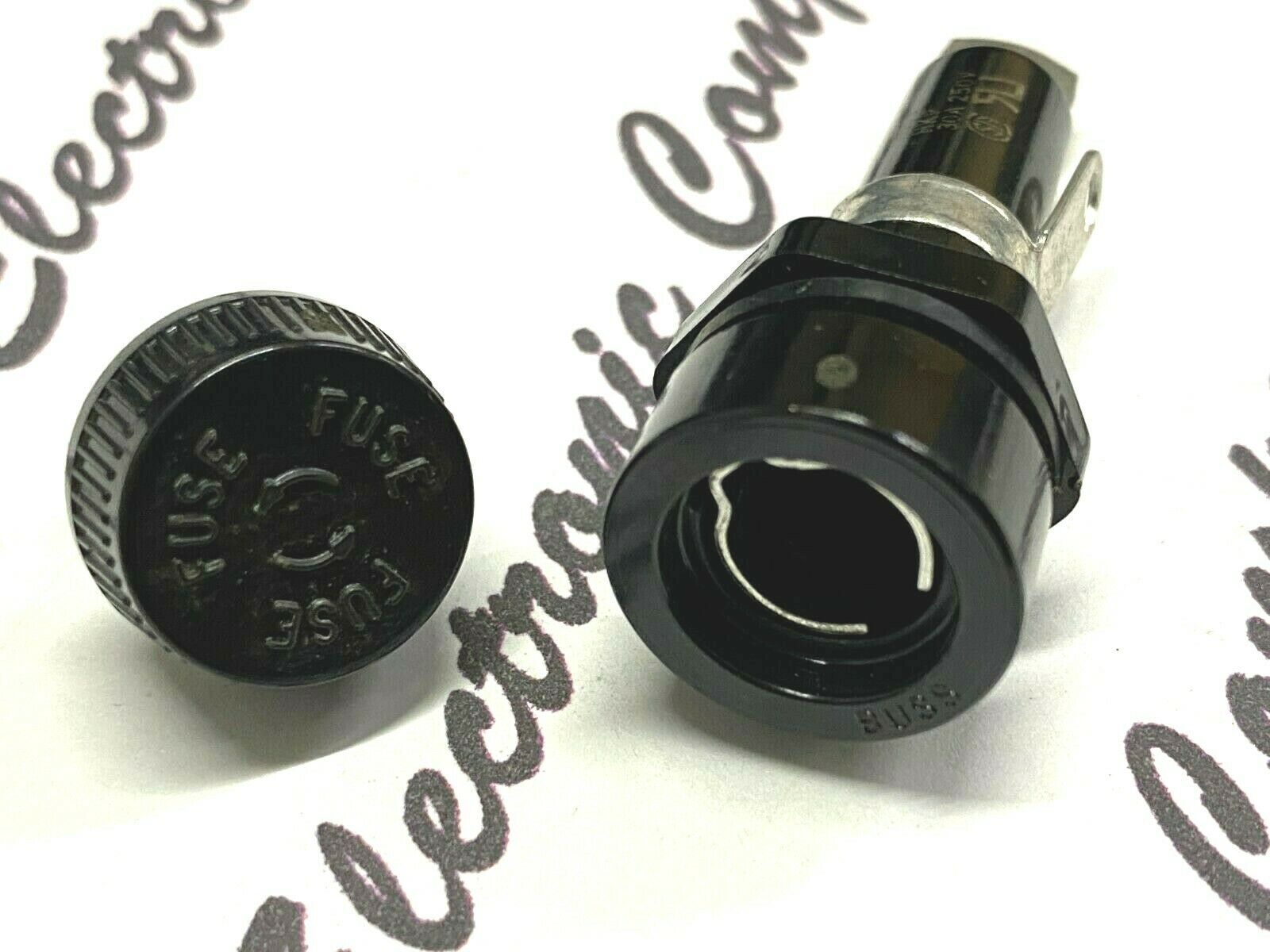 1pcs - BUSSMANN BK/HKP 250V~ 1/4"x 1-1/4" Fuse Holder For 6.3x32mm USA