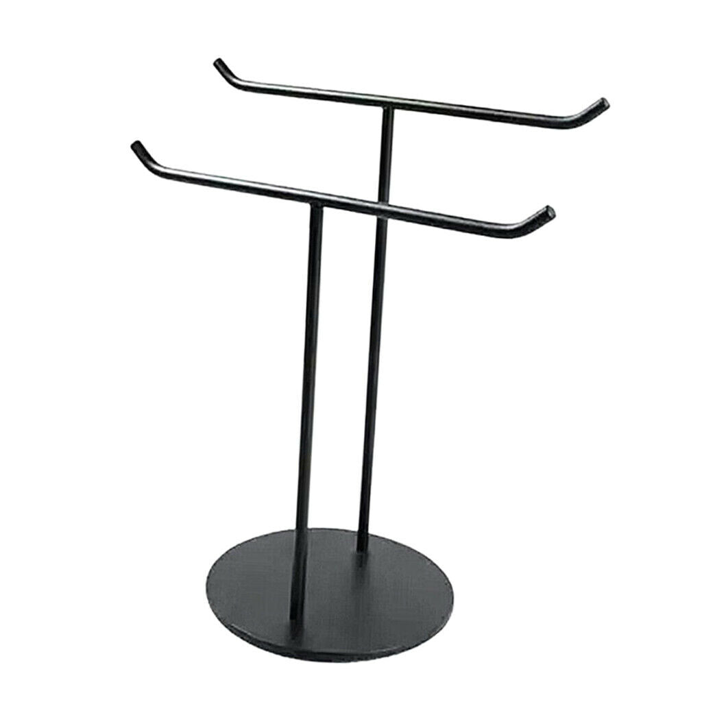 Double Stand Display Stand Scarves Necklace Handbag Metal Shelf