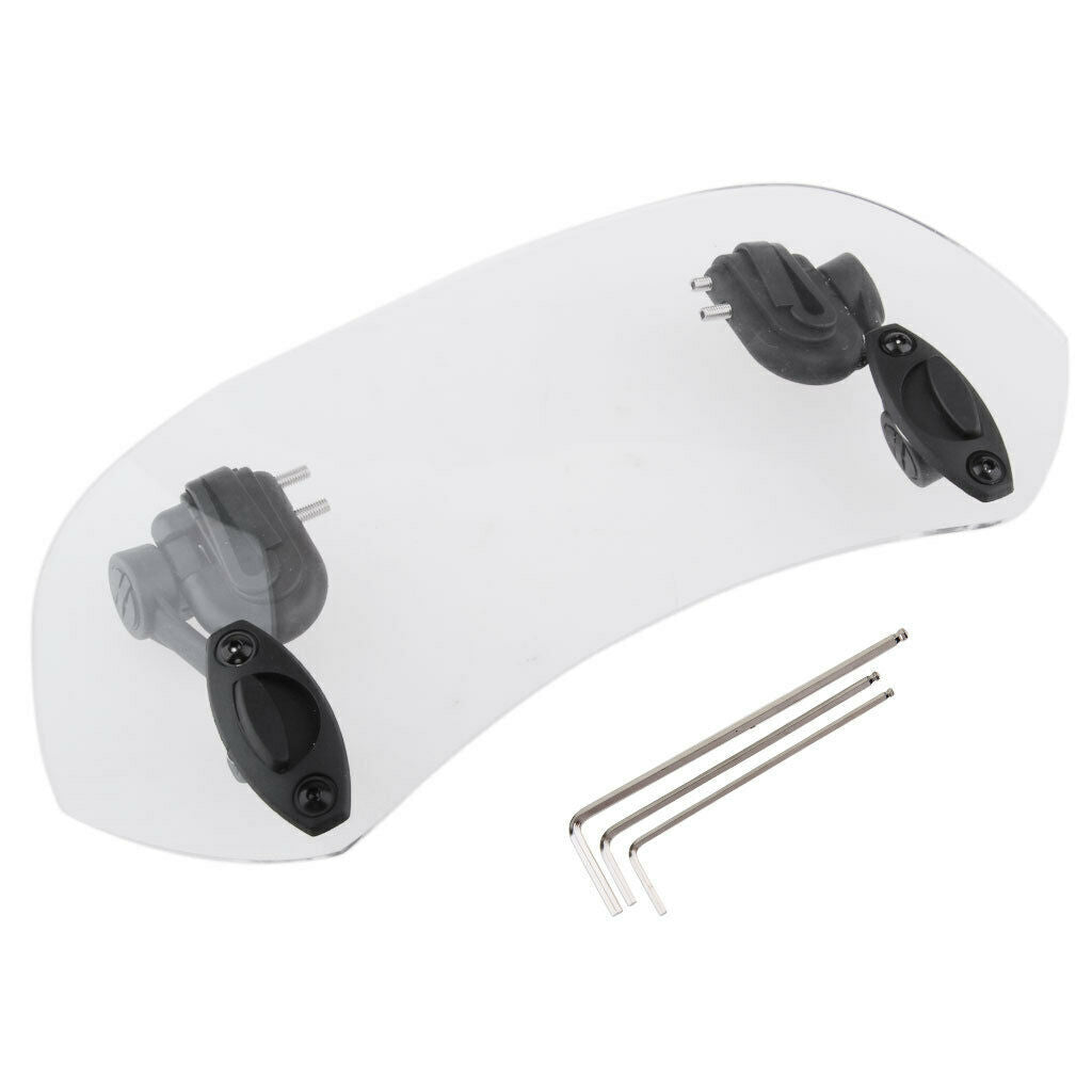 Clear Windshield Adjustable Clip-on Wind Air Deflector Replacement For BMW