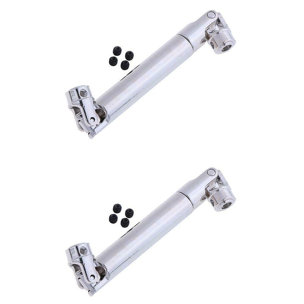 Metal Universal CVD Drive Shaft 110-155mm for Axial SCX10 D90 1/10 RC Car 2x