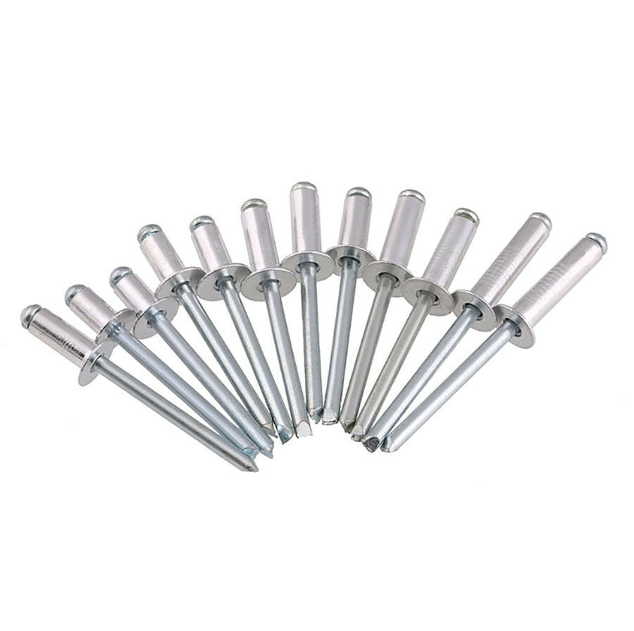30Pcs M2.4 M3 Countersunk Head POP Blind Rivets Kit-Alum Body Steel Stem L5~10mm
