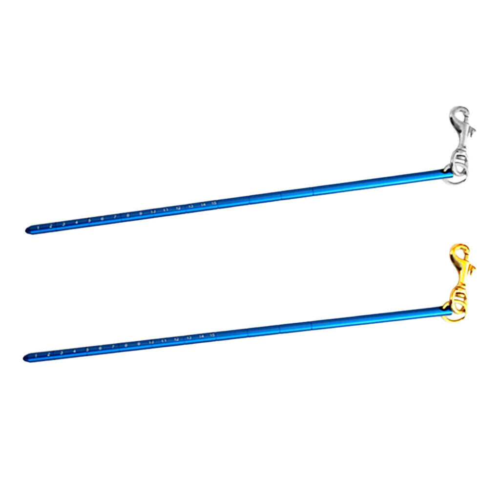 2Pcs Scuba Diving Stick Pointer Underwater Shaker Noise Maker W/  Snap