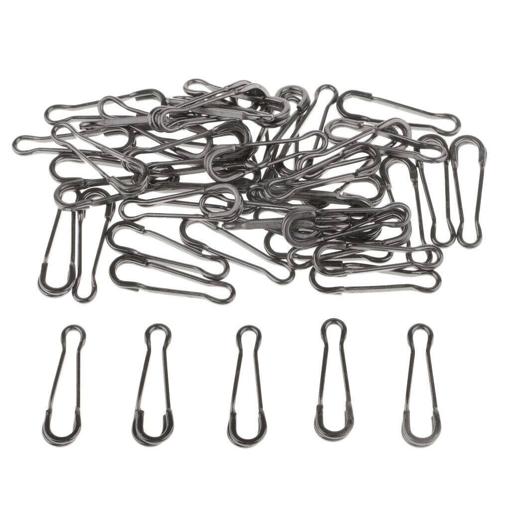 200pcs Baits Lures Clip Change Clip Hawaiian Snaps Baits 17mm 20mm 24mm 29mm