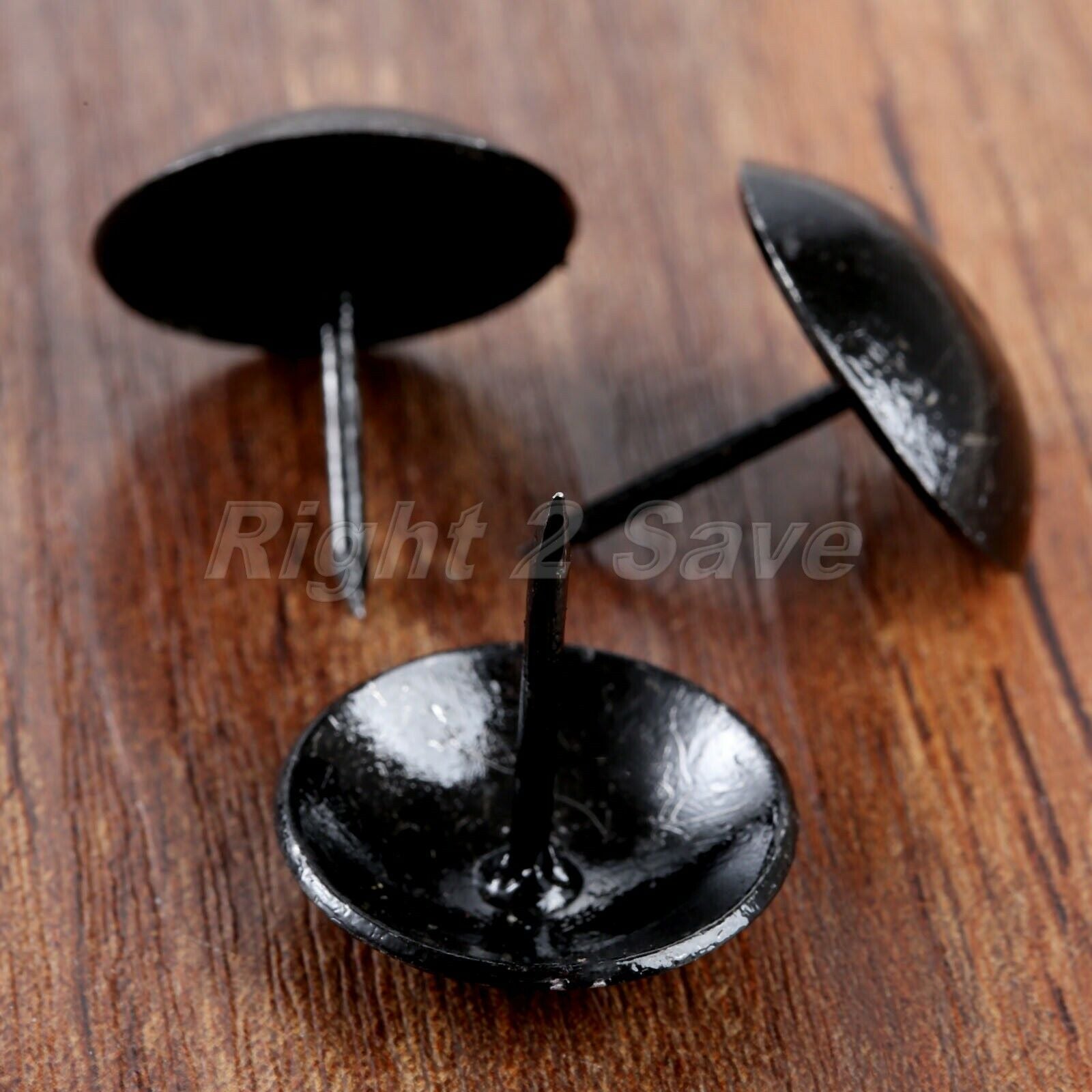 10Pcs Black Upholstery Nails Sofa Tack Studs Pins Jewelry Box Furniture Hardware