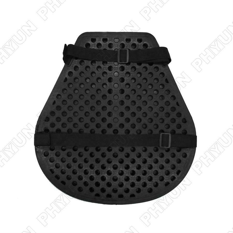 Motorcycle Silicone Seat Cushion Breathable Pressure Relief Ride Seat Pad Black