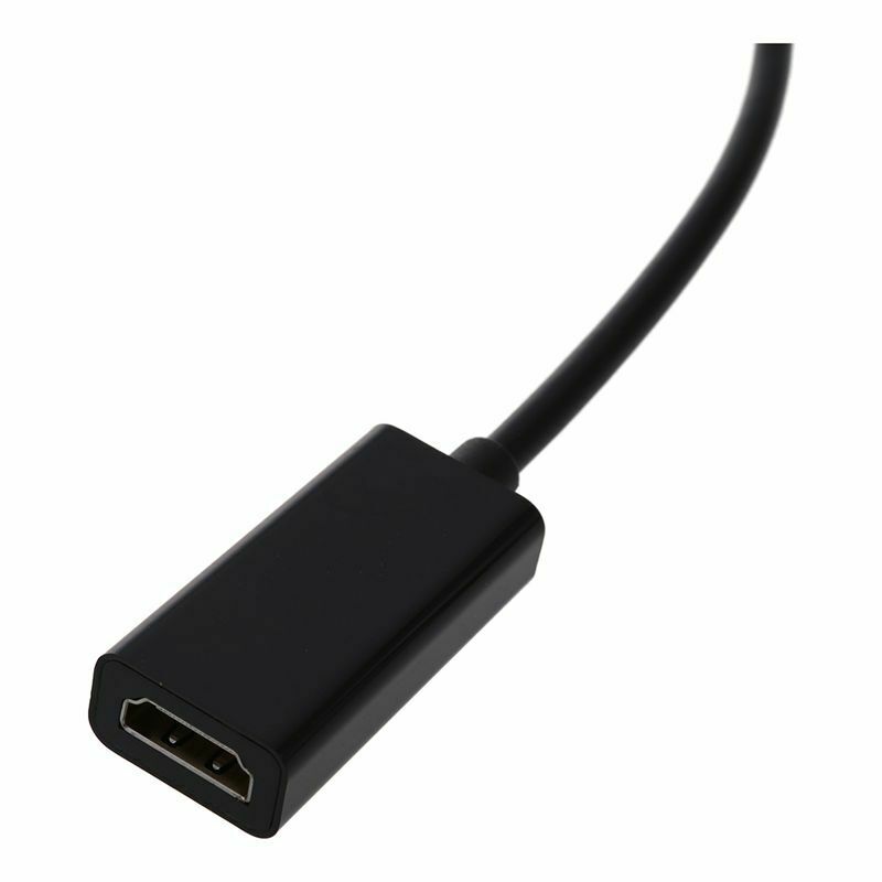 Displayport DP Male to MI Female Adapter Cable Video Audio Converter For PC H3Q3