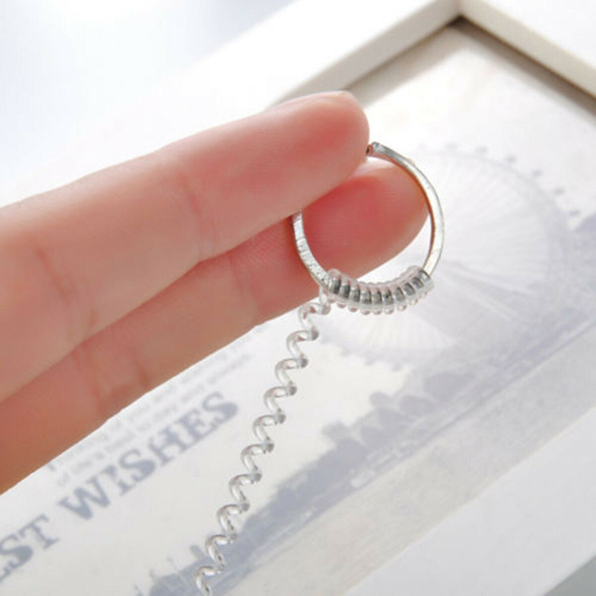 12pcs Bulk Ring Size Adjuster Insert Guard Tightener Reducer Resizing New