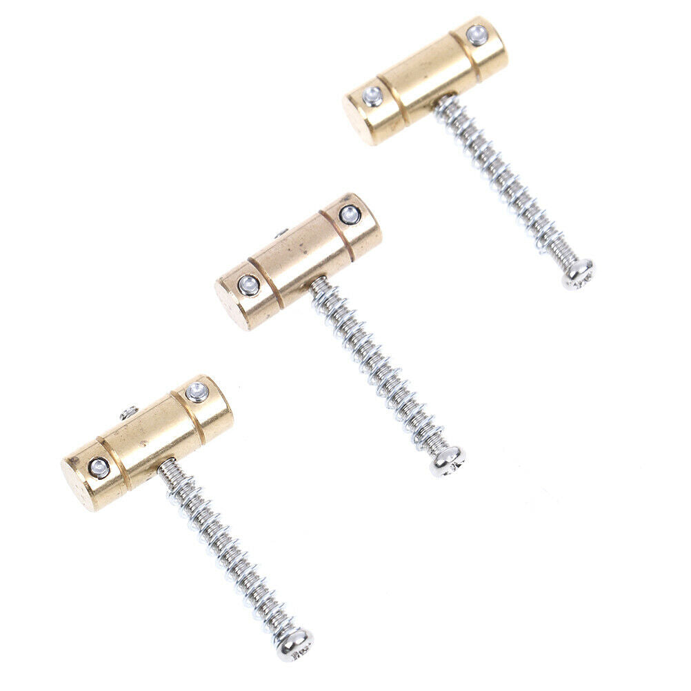 3Pcs Brass guitar bridge compensated saddles for guitar accessor rwJC.l8