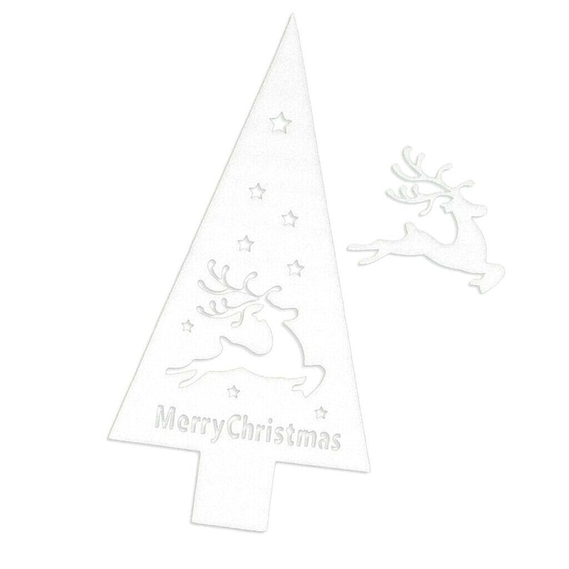 Christmas Holiday Xmas Tree Foam Hollow Out Elk Christmas Ornaments DIY