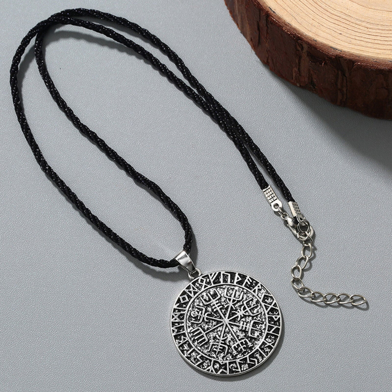 For vegvisir Norse compass Vikings Amulet Runes Pendant Necklace