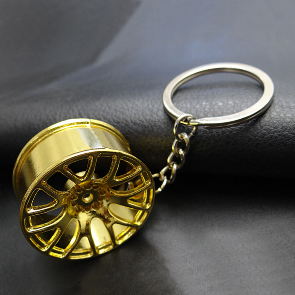 Creative Wheel Keychain Automotive Car Key Ring Chain Wheels JC.l8