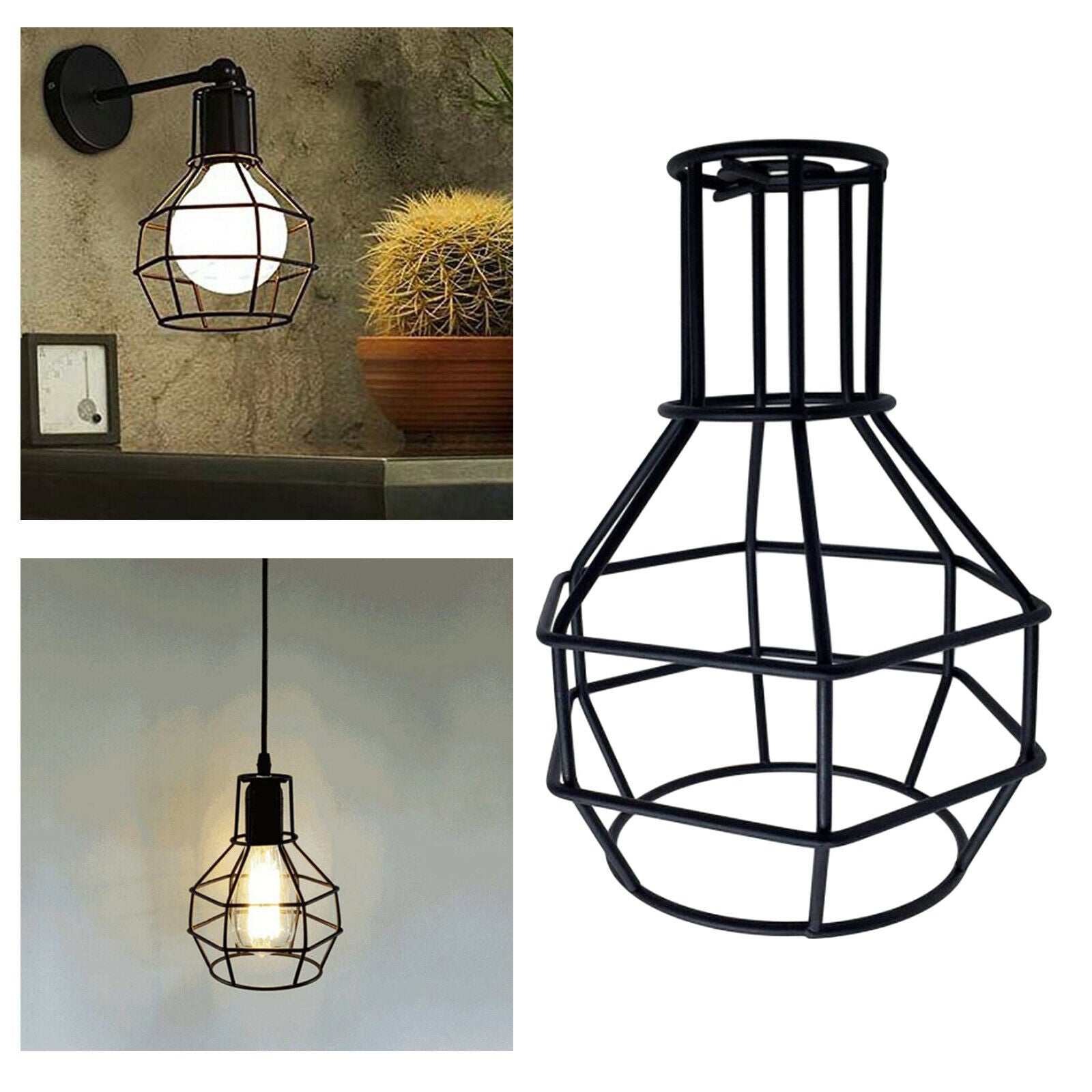 Industrial Pendant Light Retro Loft Design Chandelier Lamp Shade Cover for