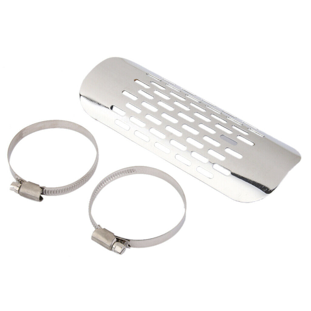 Motorcycle  Shield Guard Exhaust Muffler Pipe Cover For Kawasaki Cruiser