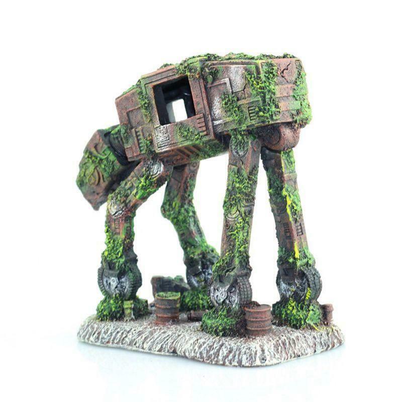 Autobot Robot Dog Shape Aquarium Landscape Decorations Simulation Fish Tank Pet