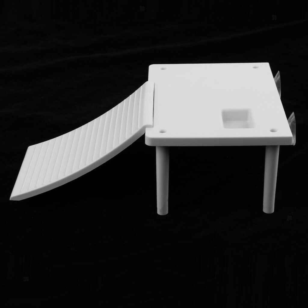 2pcs Aquarium Reptile Turtle Basking Platform Floating Island Climbing Ramp