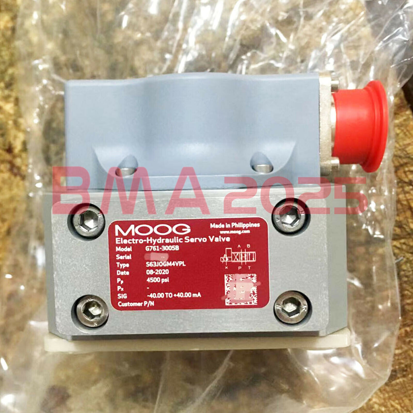 New MOOG servo valve G761-3005B S63JOGM4VPL  1year warranty DHL free Ship