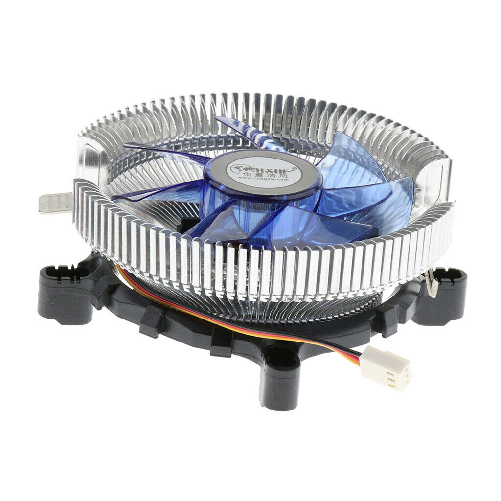 Universal Computer CPU Cooler Heatsink 112*110*57mm Fan w/ LED Radiator for