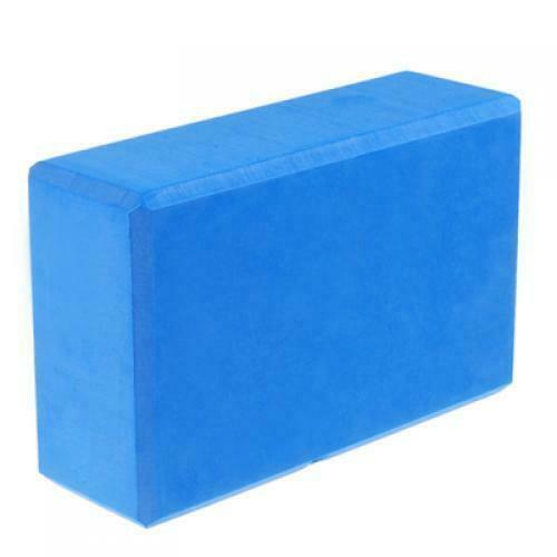2x Exercise Fitness Yoga Pilates Block Foam Props Brick Home Park Blue