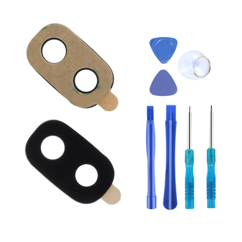 Back Rear Camera Glass Lens Cover Replacement Adhesives Preinstalled + Tools For