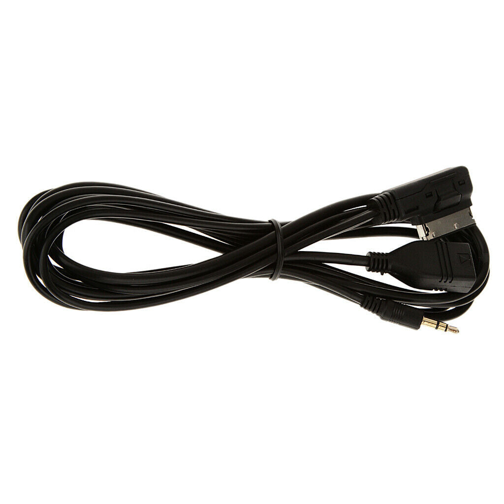 3.5mm Jack Aux Music AMI MMI Interface USB Cable for VW Touran Tiguan