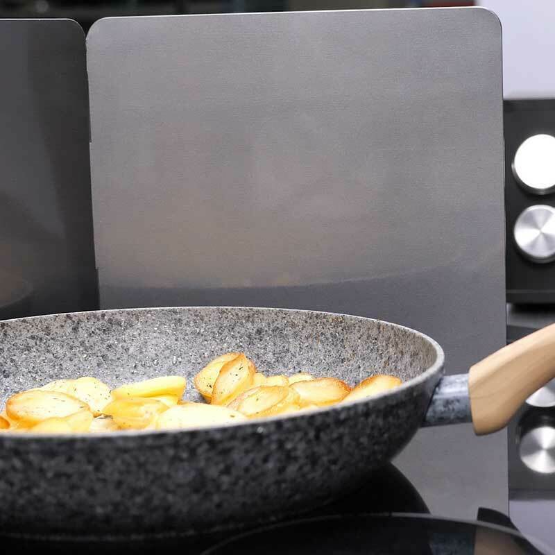 Shop-Story - Anti-splatter Panel: Plate for Cooking Splash Proof