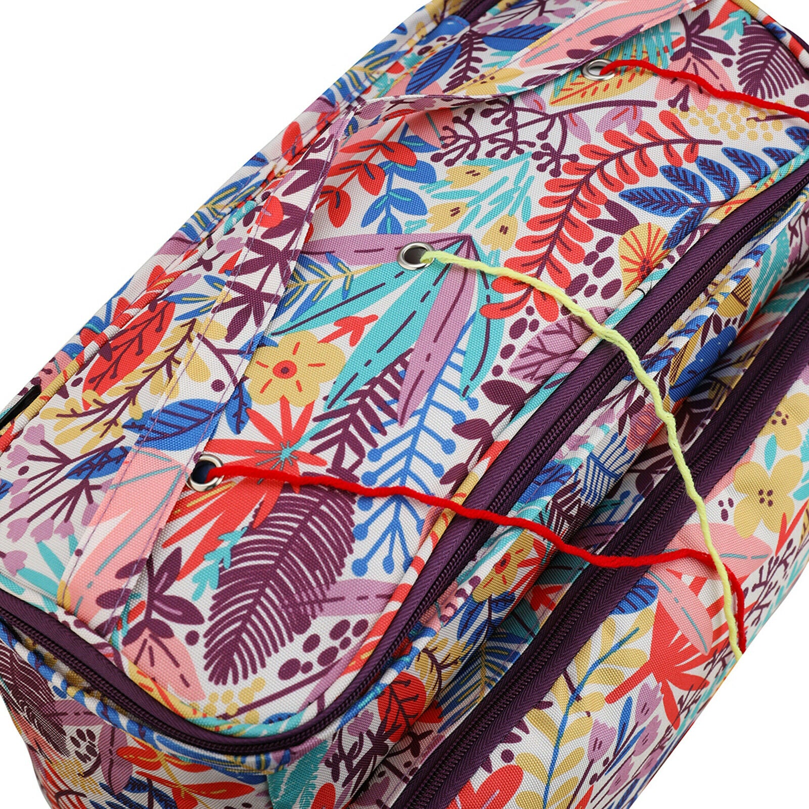 Yarn Storage Knitting Wool Bag Crochet Needles Tote Organizer Sewing Tool Holder