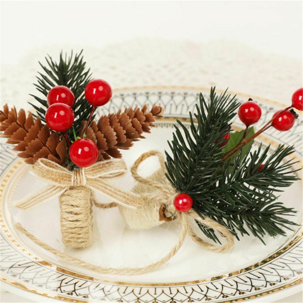 Cones Merry Xmas Christmas Supplies Mouth Ring Table Decoration Napkin Ring