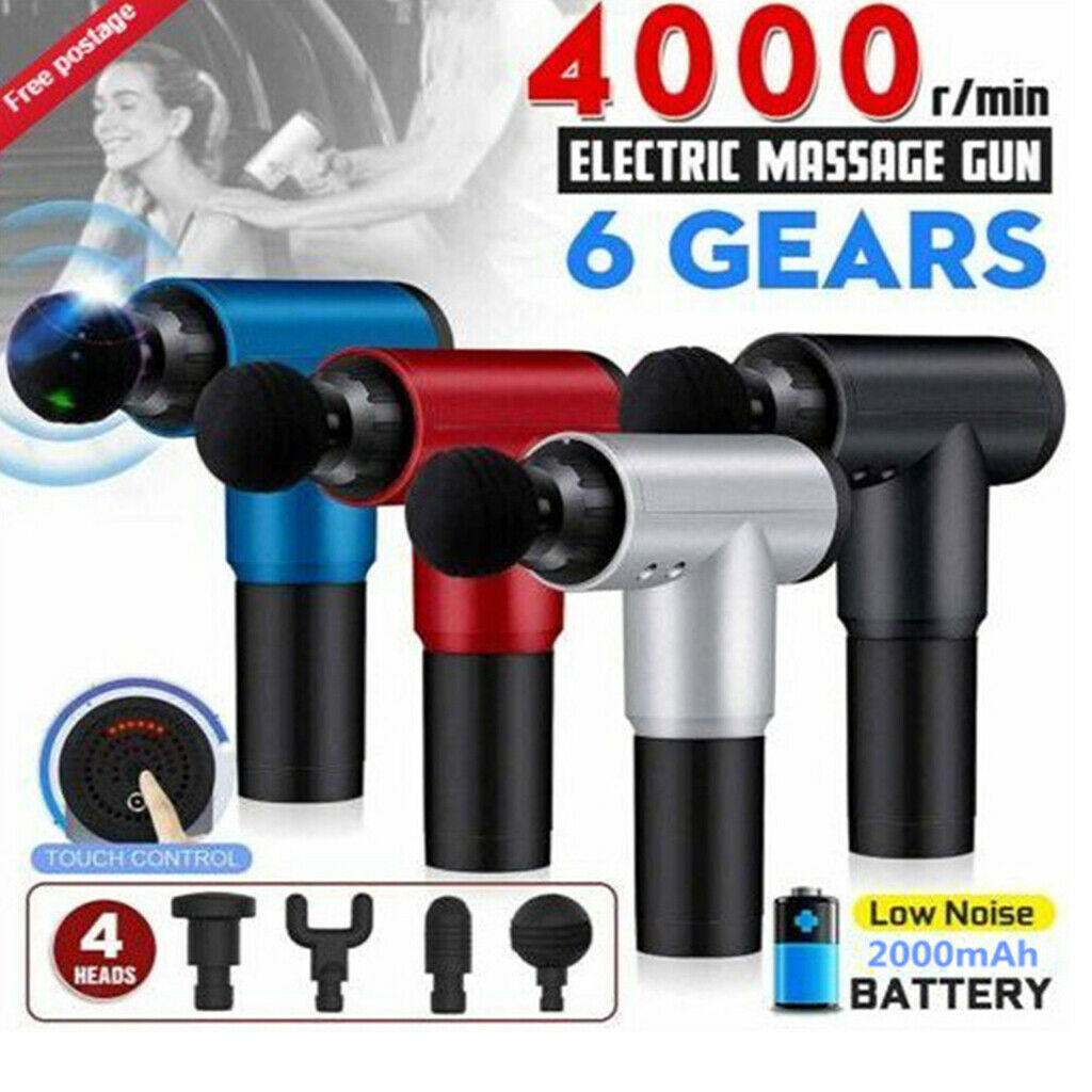 Massage Gun Percussion Massagers for Back Muscle Massager Deep Tissue Black