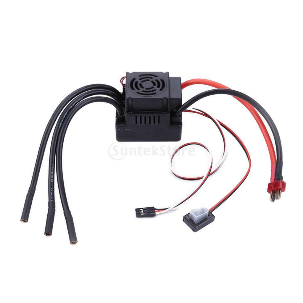 1pc Waterproof 120A Brushless ESC Banana Head T-plug for 1:8 Upgrade Parts