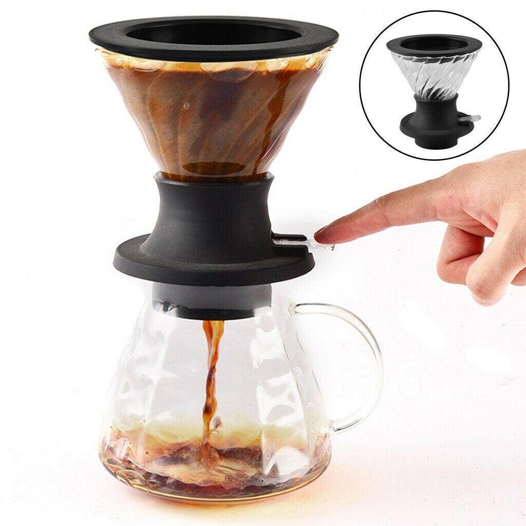 Coffee Maker Coffee Filter Pot Tool Brewing Coffeepot Coffee Funnel 360ml