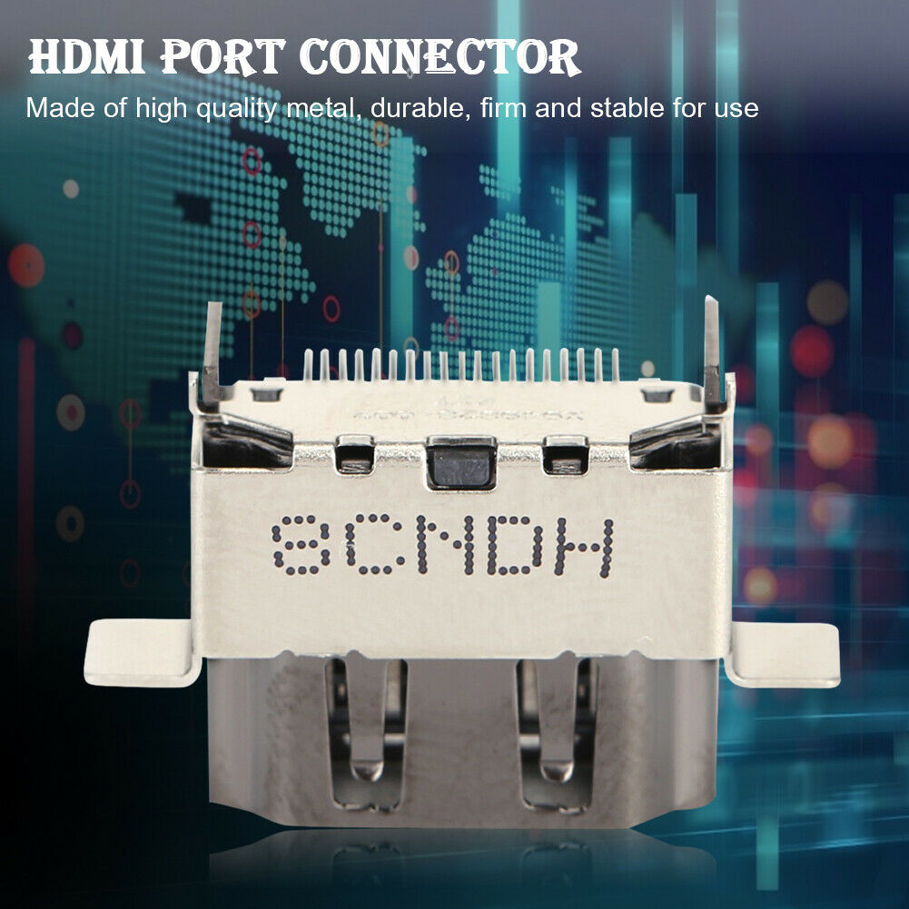 Replacement HDMI-compatible Port Socket Connector for Microsoft Xbox One X  @
