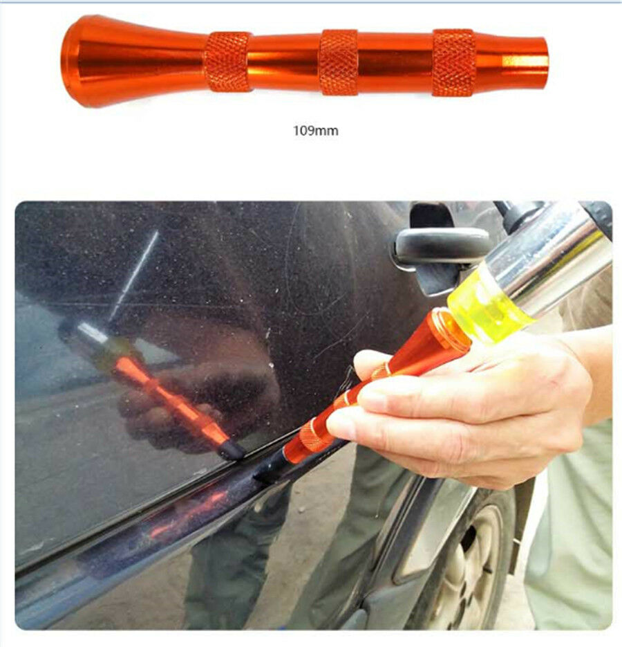 Portable 9 Pc/Set Alloy Flattening Pen Car Dent Repair Kit Tap Down Removal Tool