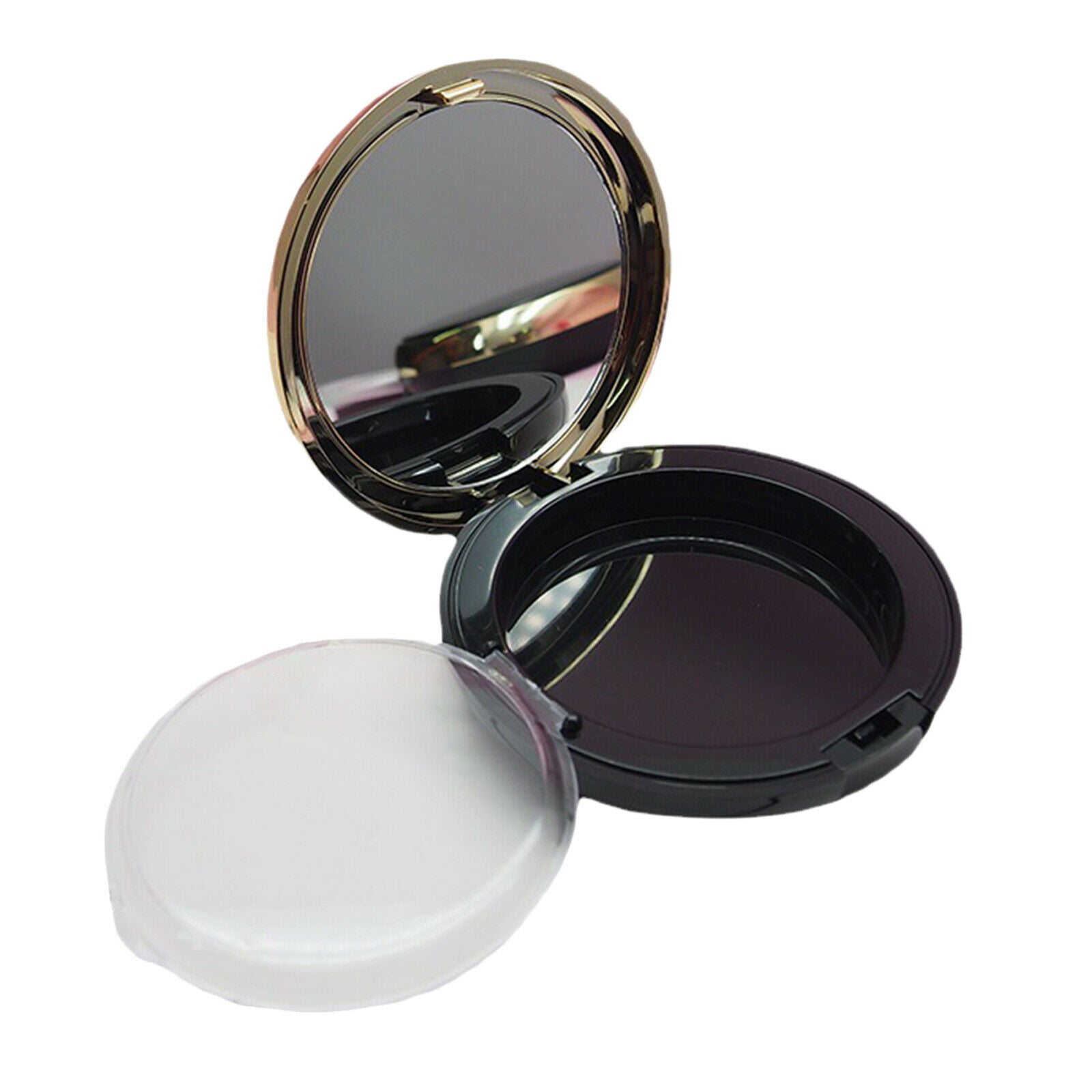 Empty Highlighter Pressed Powder Case Travel Portable Foundation Container