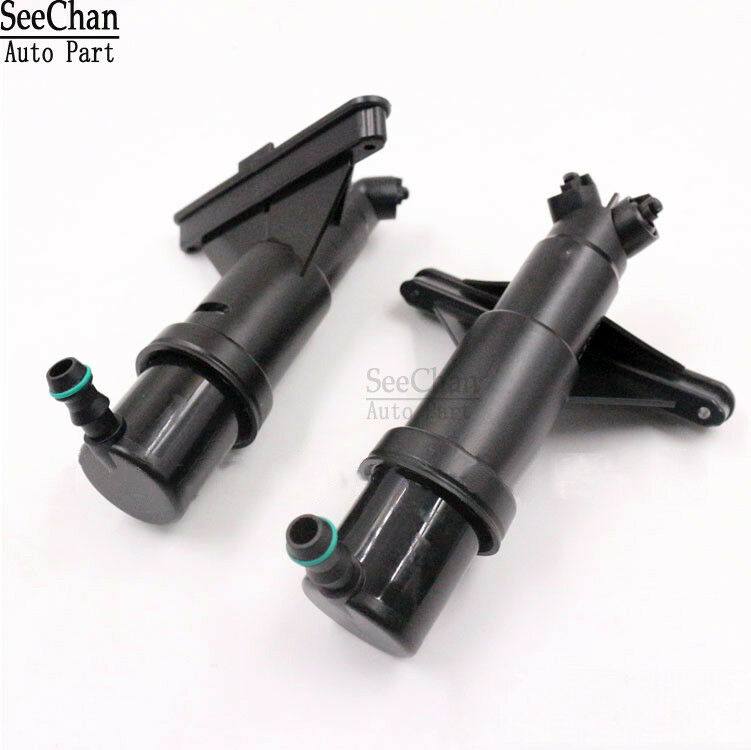 2X L & R Headlight Washer Telescopic Nozzle Fit BMW E60 E61 525i 528i 530i 535i
