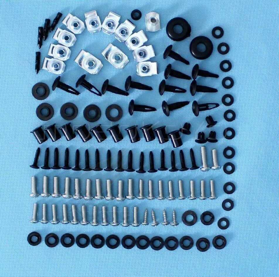 109Pcs Fairing Bolt Kit Body Work Screws For Suzuki GSX-R 600 750 06 2007 CD BK
