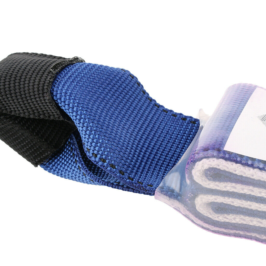 Fall Protection 33cm Shock Absorbing Lanyard Polyester Webbing Lifeline