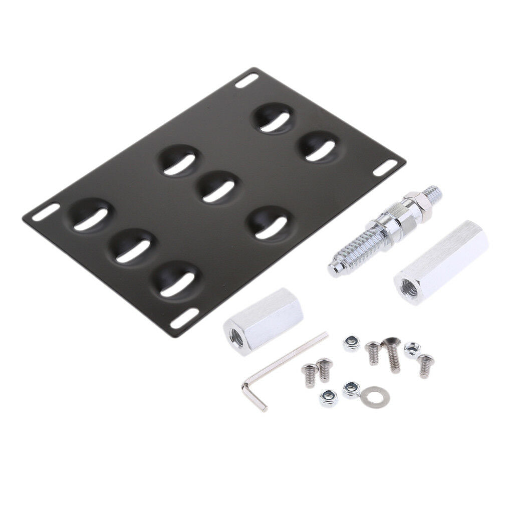 Powder Coated Car Tow Hook License Number Plate Holder Bracket for BMW 1 3