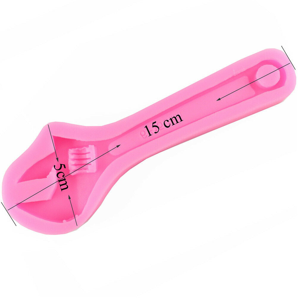 Practical Spanner Scissors Fondant Molds Cake Decor Tool Chocolate Soap M.l8