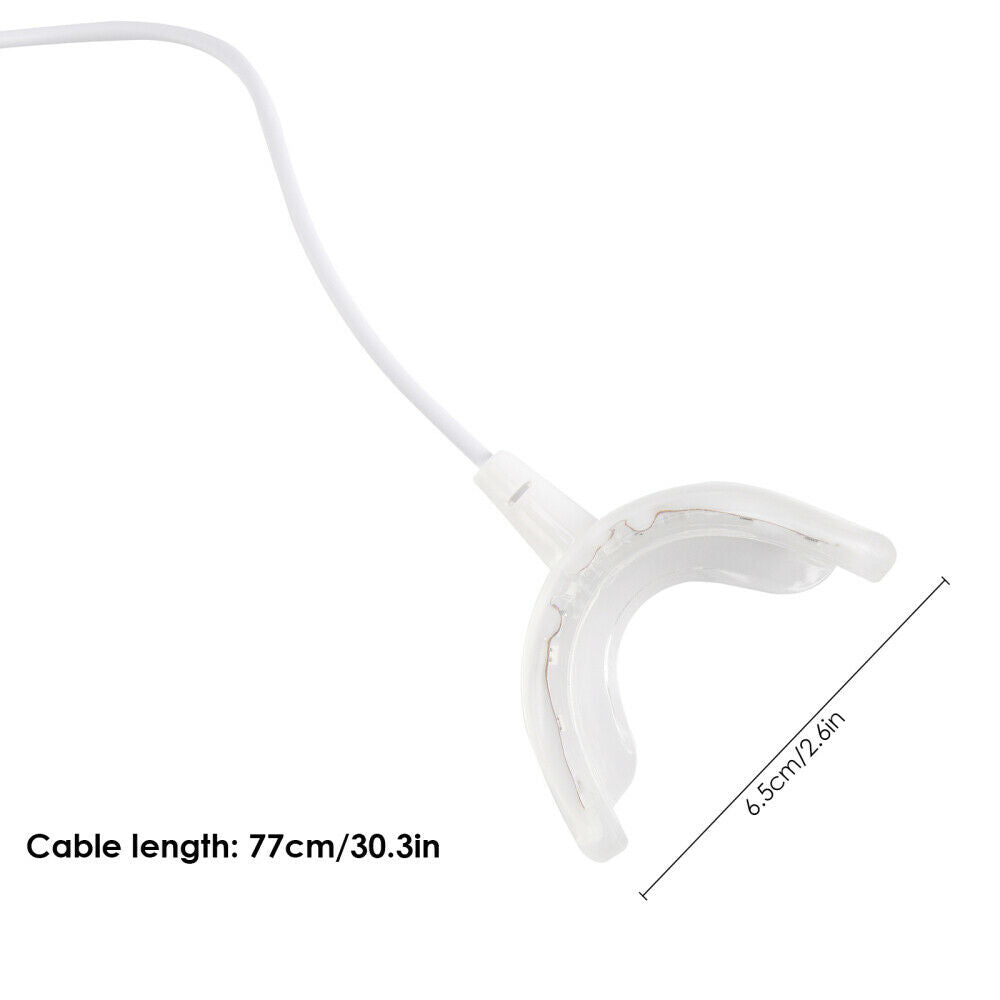 Teeth Whitening kit adaptor with LED light Mouthpiece for WHITE TEETH