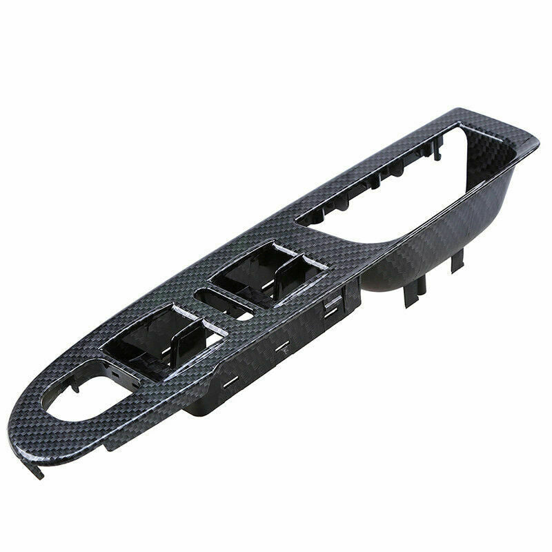 Carbon Fiber Look Window Switch Panel Cover  Fit For VW Passat B6 2006-2010