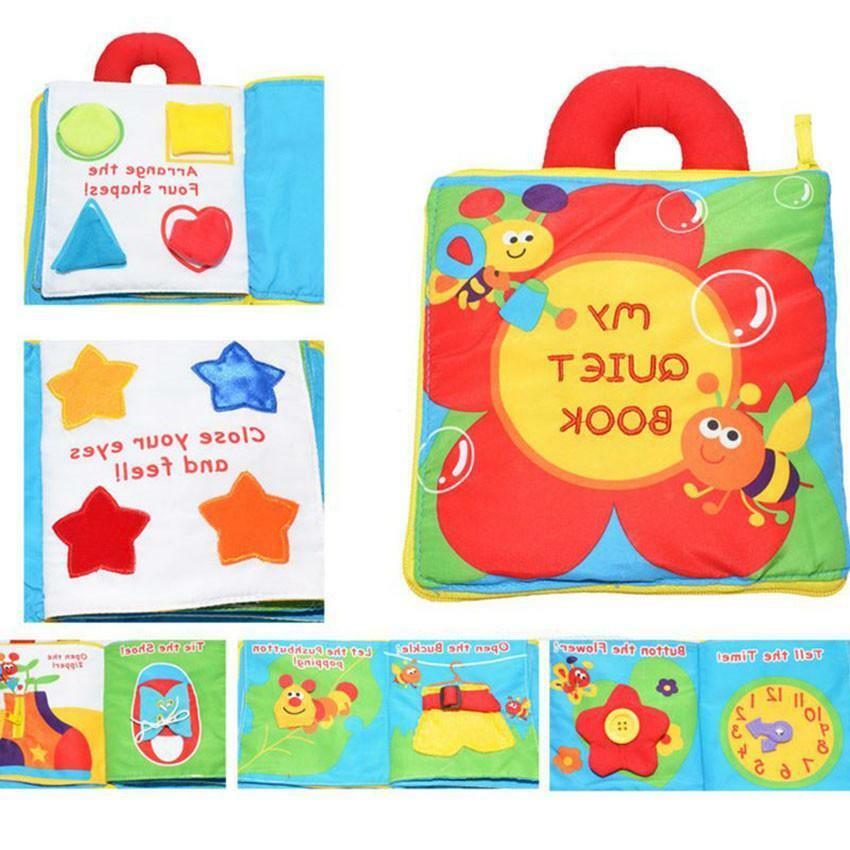 Early Development Cognitive Infant My Calm Bookes baby Activity Cloth Book