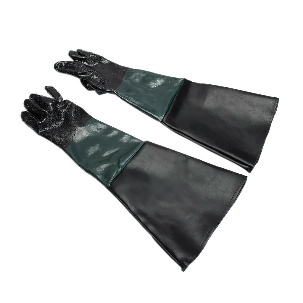 Heavy Duty Sandblasting Gloves 7x24"  Sand Blast Blaster Blasting