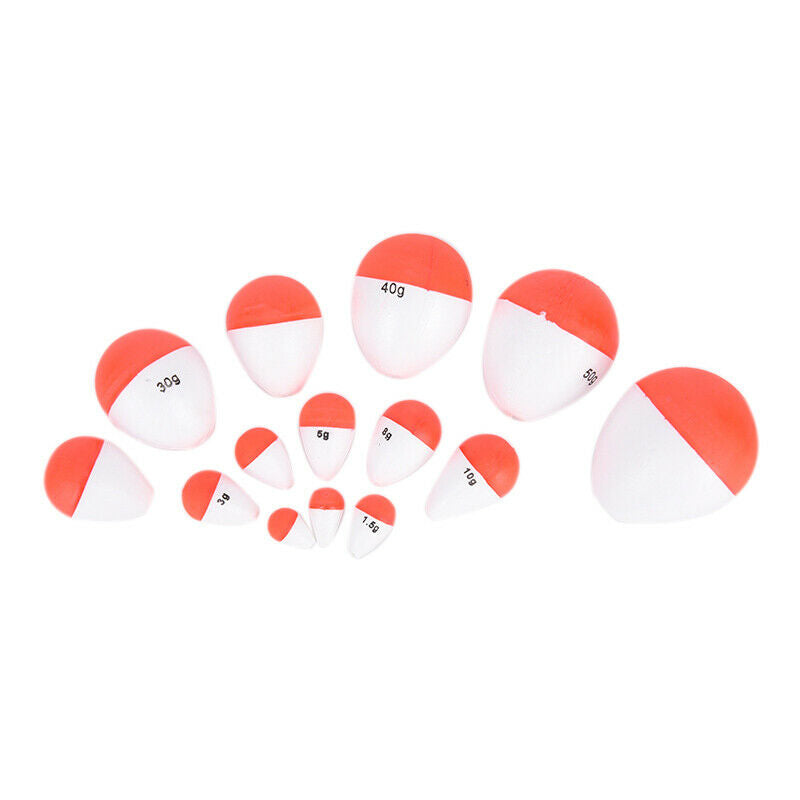 14pcs EPS Fishing Floats Set Sea Fish Float with Sticks Fishing Tackle AccesBDD