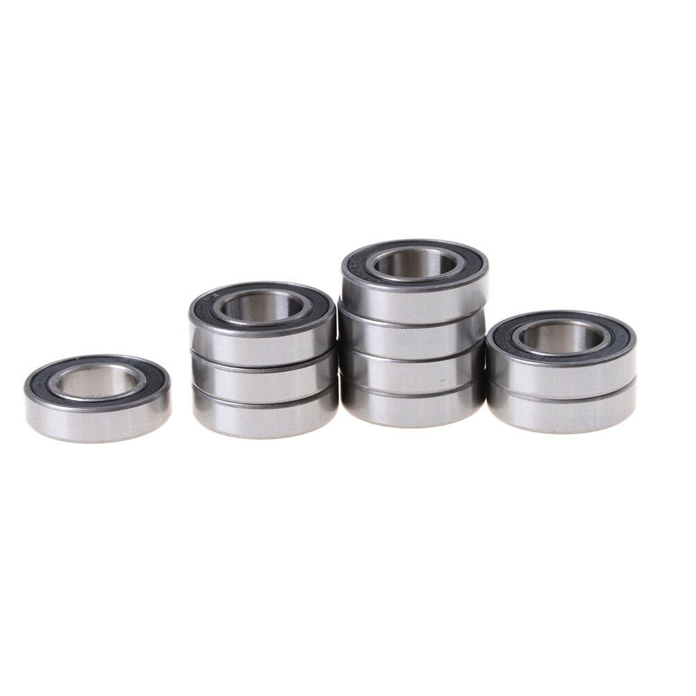 10x 6902-2RS Bearing 15x28x7 mm Metric Thin Section Ball Bearings 6902RS WGJ SJ